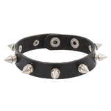Unisex Studded Leather Chain Bracelet – Bold, Stylish, and Uniquely You
