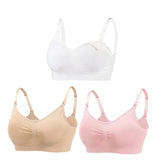 3-Piece Wire-Free Nursing Bra Set – Comfortable Maternity Bra for Breastfeeding Moms