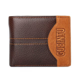 Genuine Leather Anti-Theft Wallet – Multifunctional Trifold Wallet for Men and Women