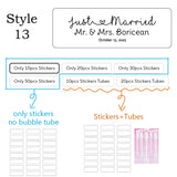 Tubos de burbujas para bodas personalizados: elegantes obsequios para una celebración mágica