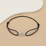 Adjustable Cubic Zirconia Rope Chain Bracelet