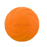 Durable Silicone Flying Disc - Chew-Resistant Dog Toy for Outdoor Play