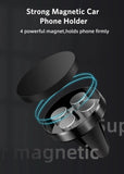 Magnetic Car Phone Holder - Universal Air Vent Mount for Smartphones, GPS & More