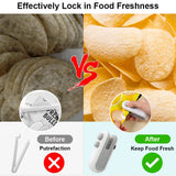 Mini selladora térmica portátil: máquina selladora de bolsas portátil para envasado de alimentos