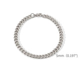 Stainless Steel Link Chain Bracelet for Men – Classic Fashion Accessory