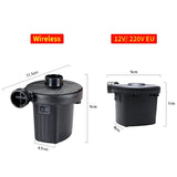 Portable Electric Air Pump for Air Mattresses, Inflatables & Pools – High-Pressure, Multi-Power Options