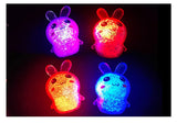 Pelotas antiestrés de conejito blanditas con luz: lindo juguete antiestrés para niños y adultos | Relleno de canasta de Pascua