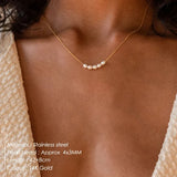 Trendy Stainless Steel Moon Pendant Necklace – Elegant & Durable Jewelry for Women