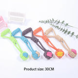 Cotton Rope Dog Chew Toy – Natural Dental Ball for Puppies & Small Dogs