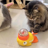 Interactive Plastic Cat Toy – Durable Non-Electric Play Ball for Indoor Cats