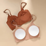 Seamless Wireless Push-Up Bra with Ice Silk Comfort