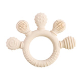 Silicone Baby Teething Ring – Food-Grade, BPA-Free Sensory Toy for Infants & Toddlers