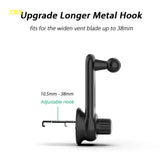 Soporte universal para teléfono con clip para ventilación de coche, con cabezal esférico de 17 mm