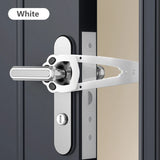 Adjustable No-Drill Cat Door Holder - Pet Safety Latch for Doors (70x310mm)