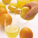 Manual Citrus Juicer - Portable Handheld Fruit Press for Lemons, Oranges & Pomegranates