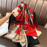 Chic Polyester Scarf & Shawl for Women – Stylish Beach and Everyday Accessory
