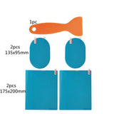 2/4/8 piezas de película para espejo retrovisor impermeable y antivaho: ¡manténgase seguro en climas lluviosos!