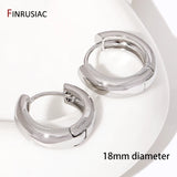 Trendy Gold Plated Hoop Earrings for Women – Classic Round Circle Design