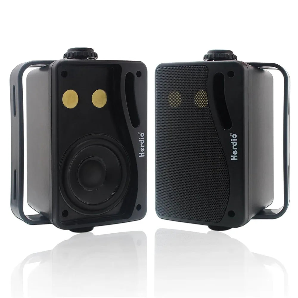 Waterproof 200W Outdoor Wall-Mount Speakers for Patio, Boat, and Home