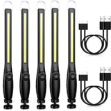 Luz de trabajo magnética ultrabrillante: linterna LED recargable por USB para reparación de automóviles, acampada y uso de emergencia