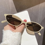 2024 Small Oval Sunglasses for Men & Women – UV400 Protection, Trendy & Lightweight