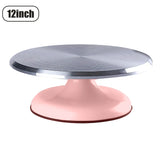 Aluminum Alloy Cake Turntable Rotating Decorating Stand for Perfect Cake Designs