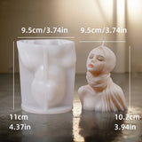 Princess Girl Silicone Candle Mold – Cute Aromatherapy Mold for Candles, Resin, Clay & Gypsum Crafts