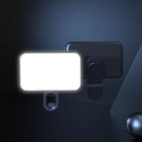 Clip-On LED Selfie Ring Light - Adjustable Phone/Laptop Light for Video Calls & Photography