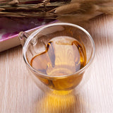 Heart-Shaped Glass Mug – Romantic Double-Layer Insulated Cup for Coffee & Tea