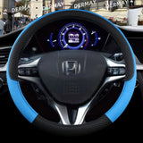 Funda de volante personalizada para Honda Civic 2004-2015: piel sintética de primera calidad, antideslizante, protege el volante original