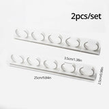 Estante para especias de cocina montado en la pared: soporte de plástico adhesivo para frascos para un almacenamiento organizado