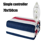 Electric Heated Blanket with Smart Temperature Control – Soft Plush Winter Warming Mat for Bed & Sofa