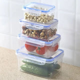 Airtight Plastic Food Storage Container with Lid – Microwave-Safe Fridge Organizer Box