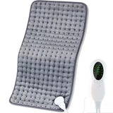 Electric Heating Pad for Pain Relief – Soft Washable Blanket with 10 Heat Settings & Timer