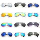 FOENIXSONG Fashion Pilot Round Gradient Mirror Sunglasses for Men & Women
