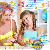 Electric Duck Climbing Toy - Musical LED Slide Track for Toddlers