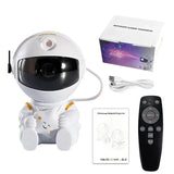Galaxy Star Astronaut Projector LED Night Light with Starry Sky Effect for Bedroom Decoration and Kids' Gifts