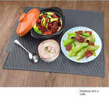Silicone Drying & Drain Pad | Non-Slip Heat-Resistant Kitchen Mat