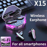 2024 TWS Gaming Earbuds - 65ms Low Latency Bluetooth Earbuds with Mic for Mobile & PC Gaming