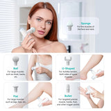 Compact Silent Massage Gun for Face, Neck & Body