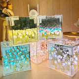 Kit de luz nocturna DIY con forma de tulipán en 3D: lámpara LED creativa para regalar a parejas y para decorar el hogar