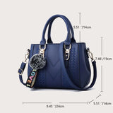 Elegante cartera de piel sintética: bolso de mano elegante y versátil para mujer