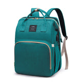 Mochila grande de nailon para pañales: elegante, duradera y espaciosa para padres en movimiento