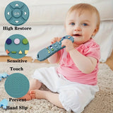 Mordedor de silicona para bebés: forma con control remoto, sin BPA y apto para alimentos