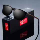 Gafas de sol polarizadas cuadradas de moda para hombres: gafas de diseñador de lujo con protección UV400 
