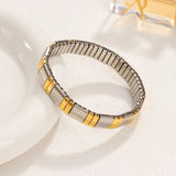 Heart-Shaped Stainless Steel Punk Cuff Bracelet for Women