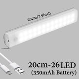 Luz nocturna LED con sensor de movimiento: recargable por USB, montaje magnético y de bajo consumo para emergencias y uso doméstico