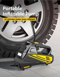 150PSI Portable Electric Tire Inflator with LED Light & Auto Shut-Off – 12V Car Air Compressor