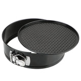 Professional Round Cake Pan with Removable Bottom – Carbon Steel Non-Stick Bakeware