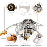 3500W High-Power Portable Camping Stove with Electronic Ignition
